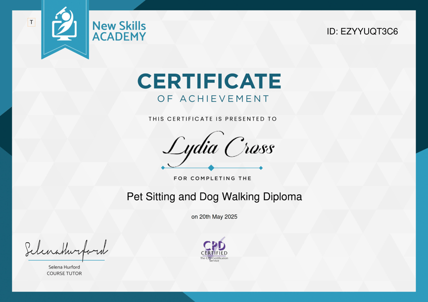 New Skills Academy - Cert EZYYUQT3C6-1
