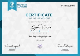 New Skills Academy - Cert T2NKQU5PMC