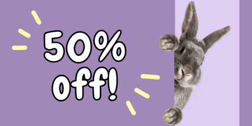 Share the Hoppiness: Get a Walk or Pet Sit Half Price! 🐾
